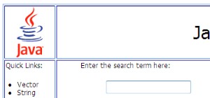 Java API Search